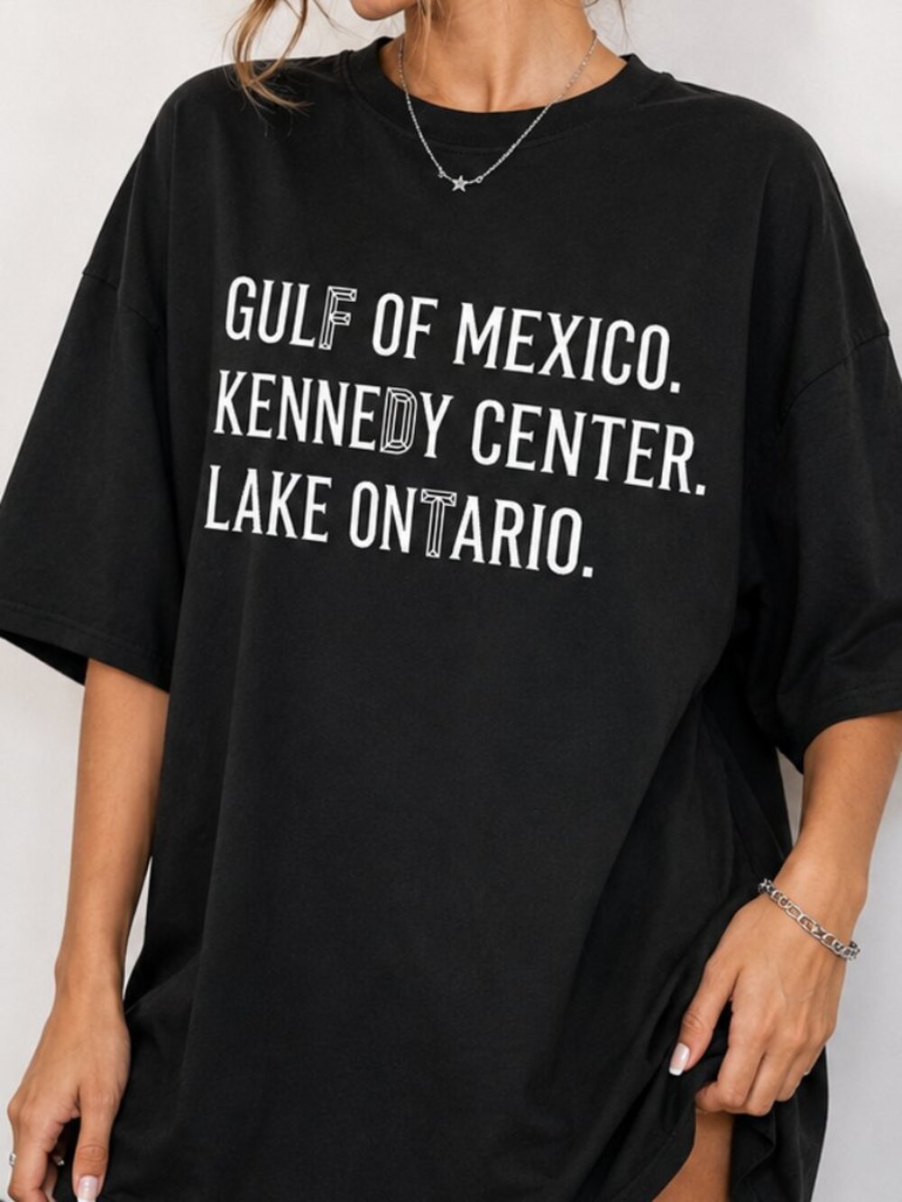 FDT Lake Ontario Kennedy Center Protest Graphic Tee
